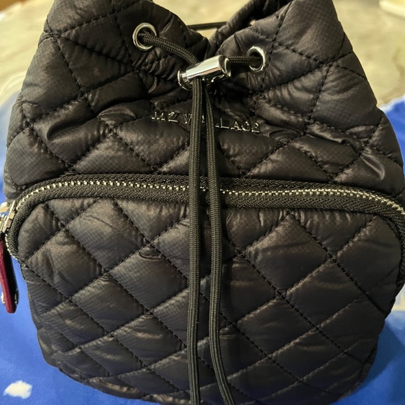 MZ Wallace Crosby Quilted Drawstring Bucket Bag - Picture 2 of 4